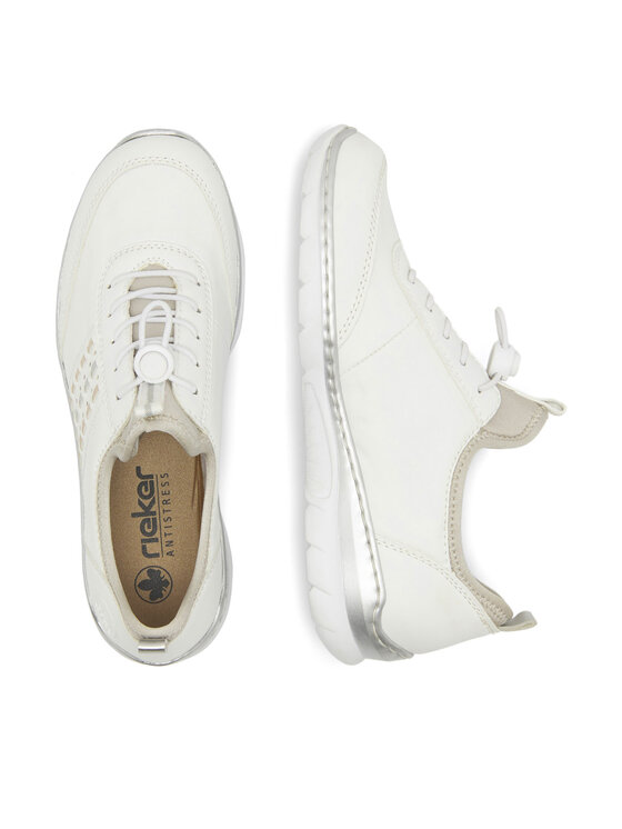 Rieker Rieker Halbschuhe L3259-80 Weiß