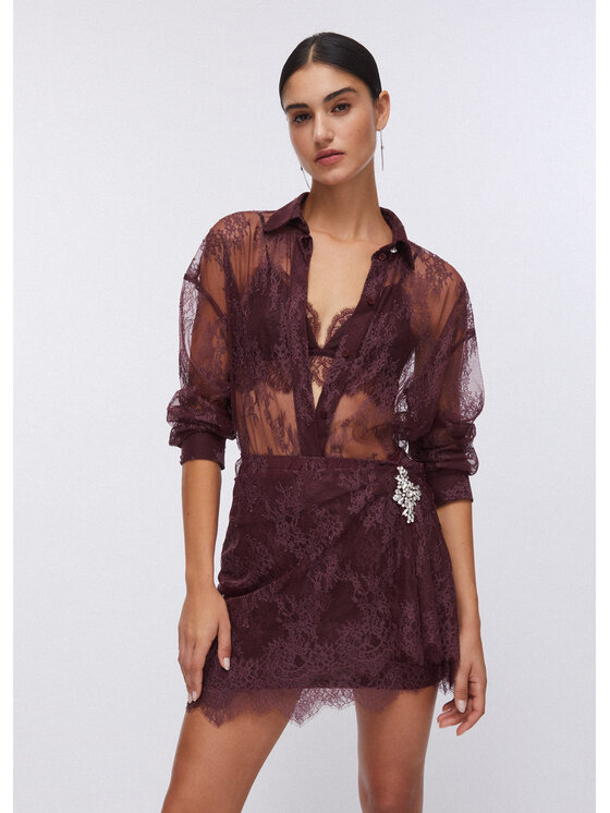 Liu Jo Liu Jo Camicia PA6038J4961X0744 Marrone Regular Fit