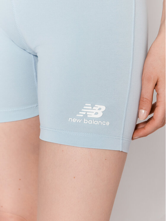 New Balance New Balance Pantaloni scurți sport Mystic Minerals WS21550 Albastru celest Slim Fit