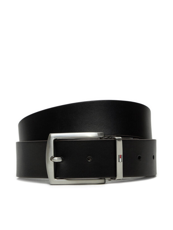 Tommy Hilfiger Tommy Hilfiger Чоловічий ремінь Denton 3.5 Rev AM0AM13012 Чорний