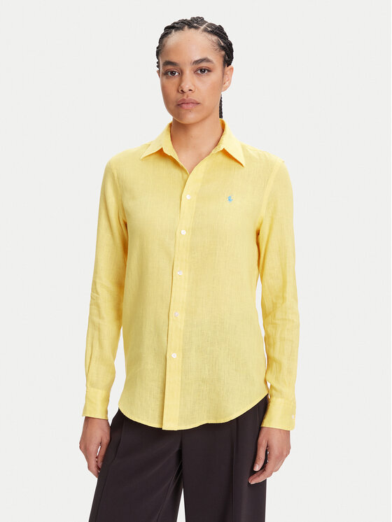 Polo Ralph Lauren Košeľa 211970730 Žltá Classic Fit