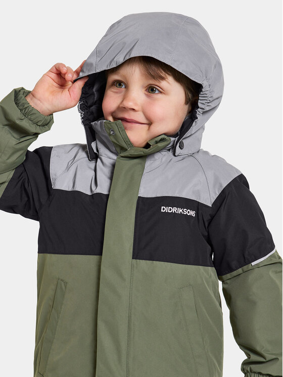 Didriksons Didriksons Zimska jakna Lux Kids Jacket 2 504901 Zelena