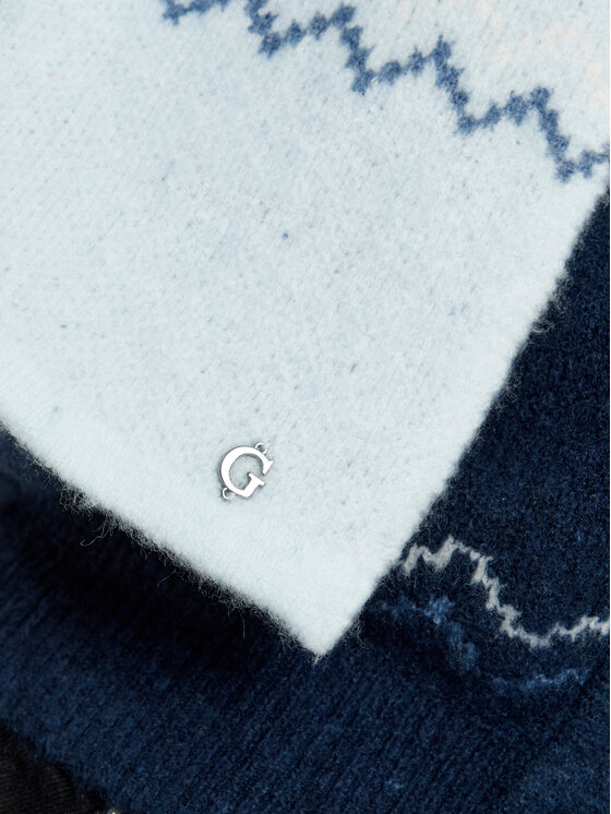 Guess Guess Komplektas: kepurė ir gaubtas W5PZ18 Z3LQ0 Mėlyna Regular Fit