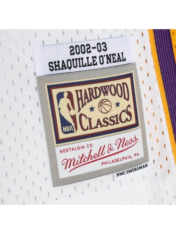 Mitchell & Ness Mitchell & Ness Smanicato ALTERNATE JERSEY LAKERS 2002 SHAQUILLE O`NEAL Bianco Regular Fit