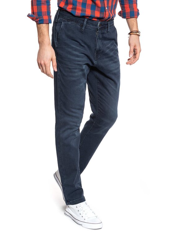 Mustang Mustang Jeansy REALX CHINO Niebieski Straight Fit