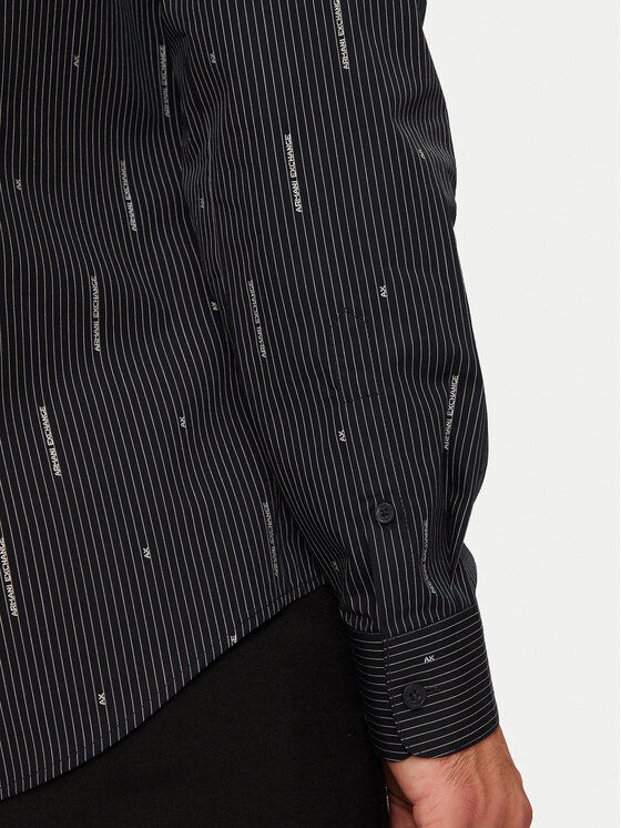 Armani Exchange Armani Exchange Marškiniai 6DZC06 ZN5DZ 55JX Tamsiai mėlyna Regular Fit