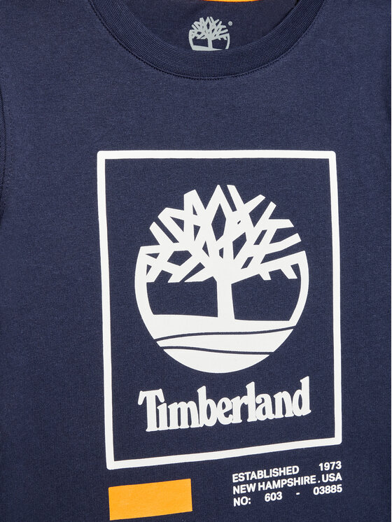 Timberland Timberland Bluzka T25S79 S Granatowy Regular Fit