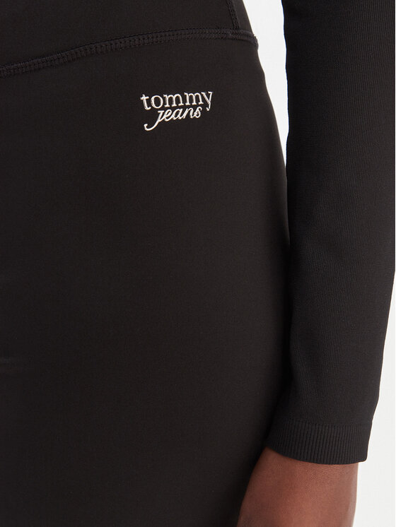 Tommy Jeans Tommy Jeans Legginsy Kick DW0DW22110 Czarny Flare Fit