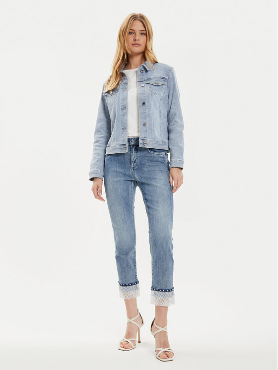 Joseph Ribkoff Joseph Ribkoff Kurtka jeansowa 241914 Niebieski Regular Fit