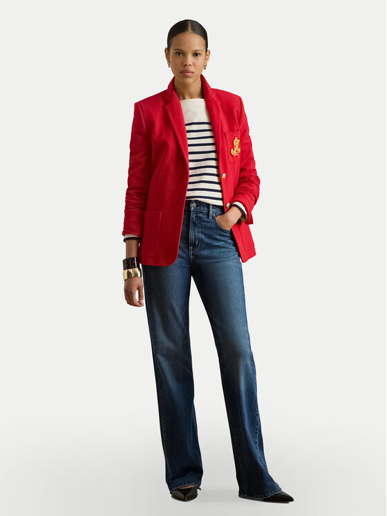 LAUREN RALPH LAUREN LAUREN RALPH LAUREN Marynarka 200797305030 Czerwony Slim Fit