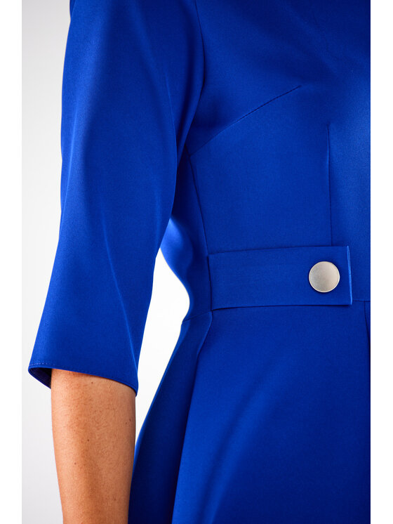 Awama Awama Abito da cocktail A520 Blu Basic Fit