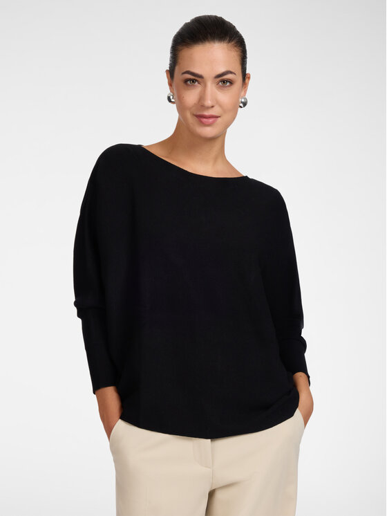 Elena Mirò Elena Mirò Maglione M011Z000770N033 Nero Over Fit