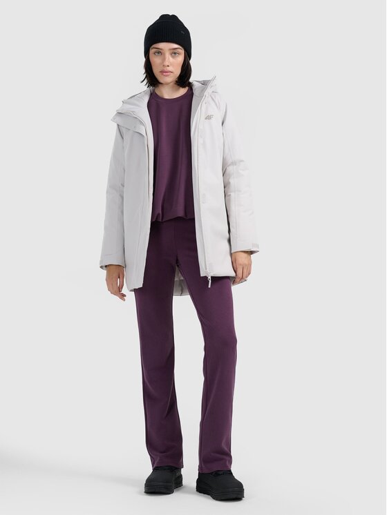 4F 4F Parka 4FRAW25TTJAF1027-27S Grigio Regular Fit