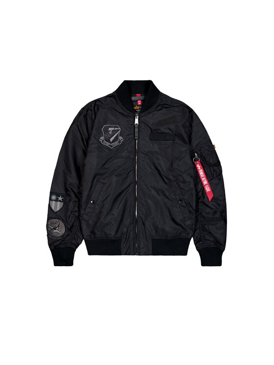 Alpha Industries Alpha Industries Bunda bomber MA-1 TT Flying Tigers Light Bomber Jacket Černá Slim Fit