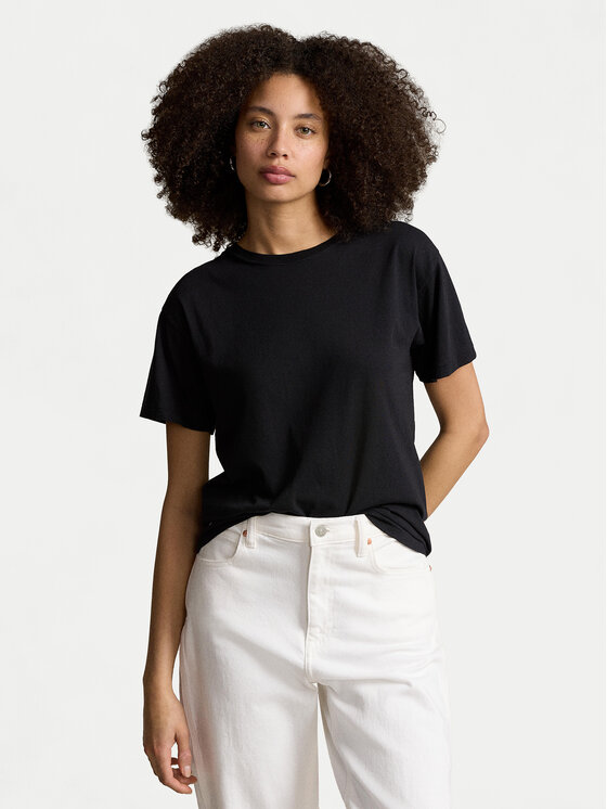 Női Póló Polo Ralph Lauren, Méret: XS, Fekete, 211891561003
