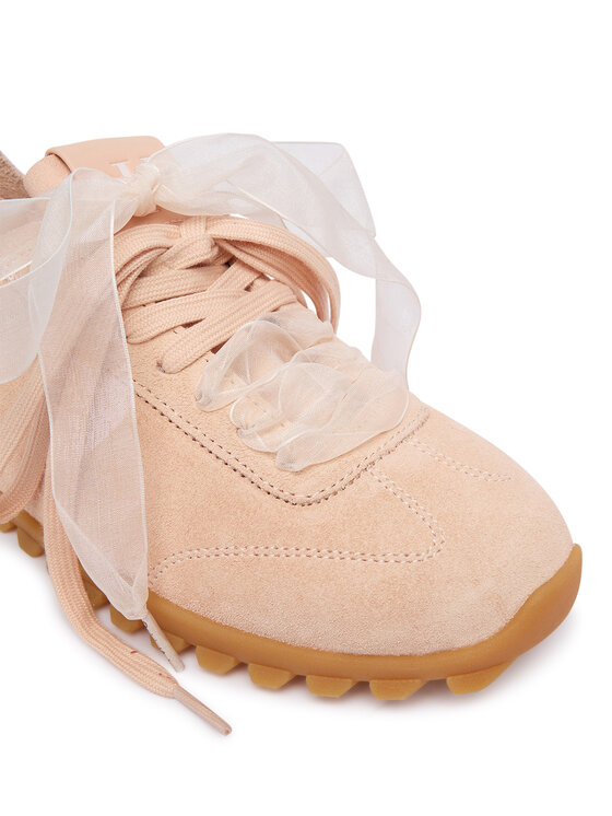Calvin Klein Calvin Klein Tenisice Low Profile Run Mg Sue Db Laces HW0HW03150 Svijetlo roza