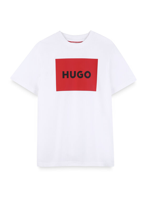 HUGO Tricou G00572 S Alb Regular Fit