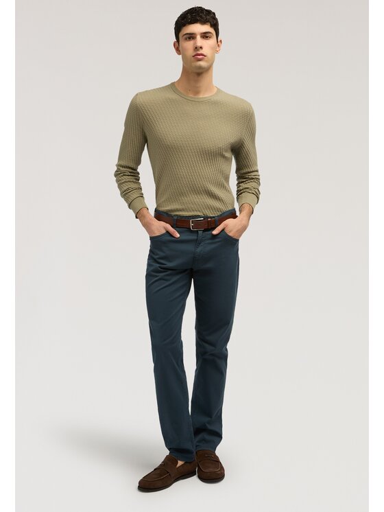 Trussardi Trussardi Pantaloni di tessuto P704H504861N034 Blu Slim Fit