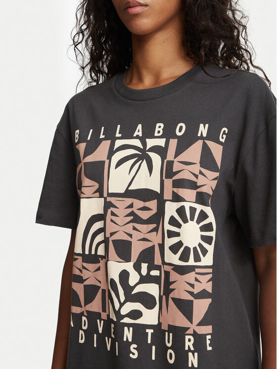 Billabong Billabong Футболка EBJZT00664 Темно-сірий Relaxed Fit