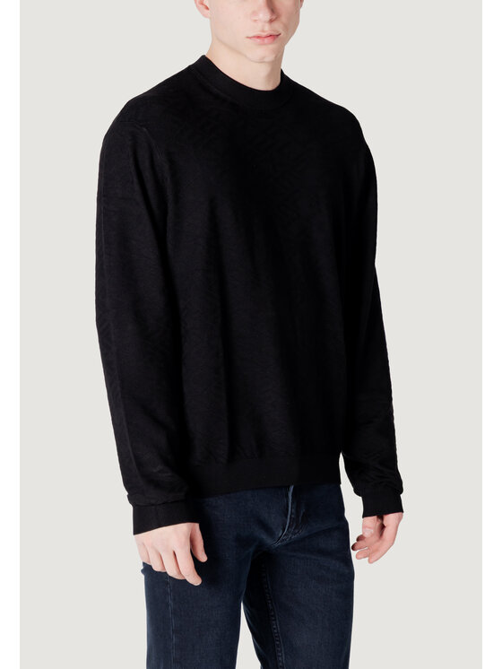Armani Exchange Armani Exchange Maglione XM000689 AF10454 Nero Casual Fit