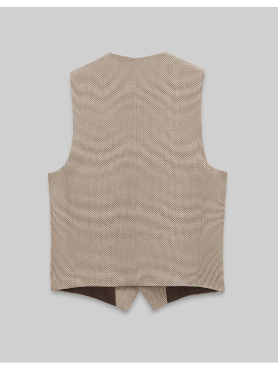 Borgio Borgio Kamizelka platania Khaki Slim Fit
