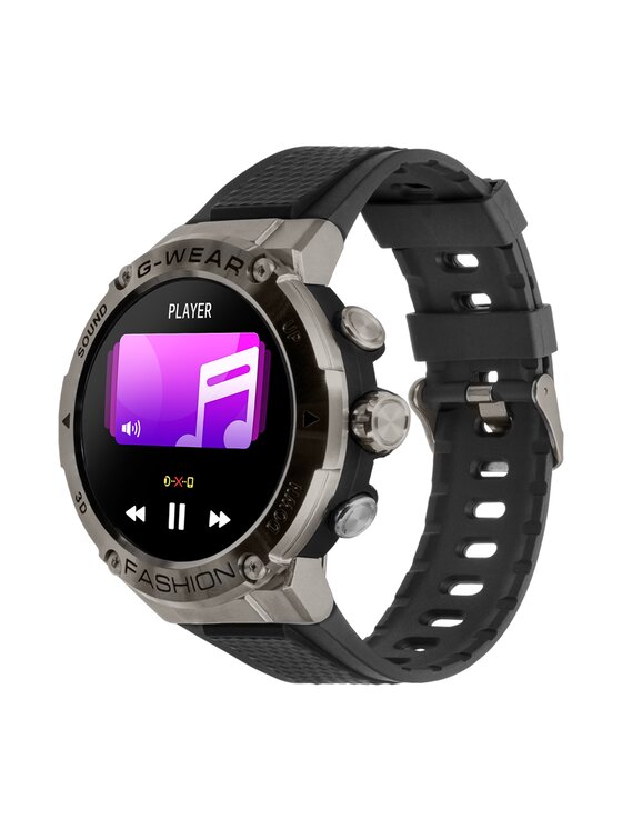 Watchmark Watchmark Smartwatch G-Wear cz Μαύρο