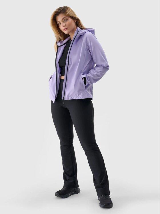 4F 4F Kurtka softshell 4FWSS24TSOFF216-52S Różowy Regular Fit