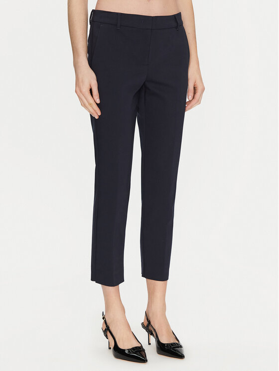 Marella Marella Chino kalhoty Miele 2513131021 Tmavomodrá Slim Fit
