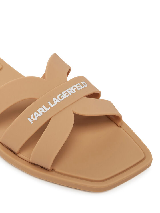KARL LAGERFELD KARL LAGERFELD Natikače Jelly IV KL80025 Bež