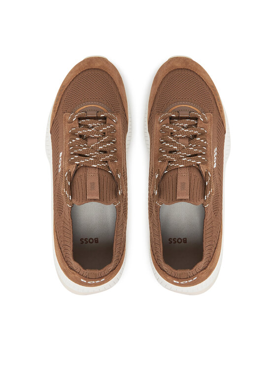 BOSS BOSS Sneakersy Ttnmevo Slon Lowkn 50536413 Écru