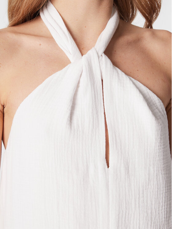 Seafolly Seafolly Vasarinė suknelė Halter 54864-DR Balta Regular Fit