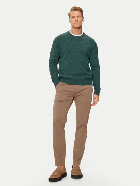 United Colors Of Benetton United Colors Of Benetton Pulover 103MK1N24 Zelena Regular Fit