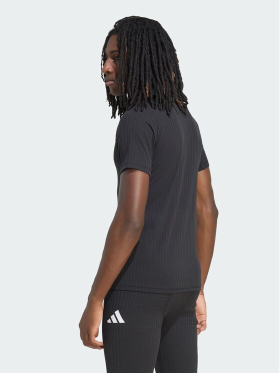 adidas adidas Koszulka techniczna 165074 Czarny Fitted Fit