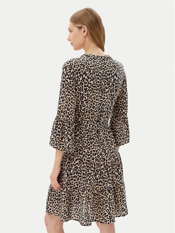 Vero Moda Vero Moda Každodenní šaty Melba 10329936 Hnědá Loose Fit