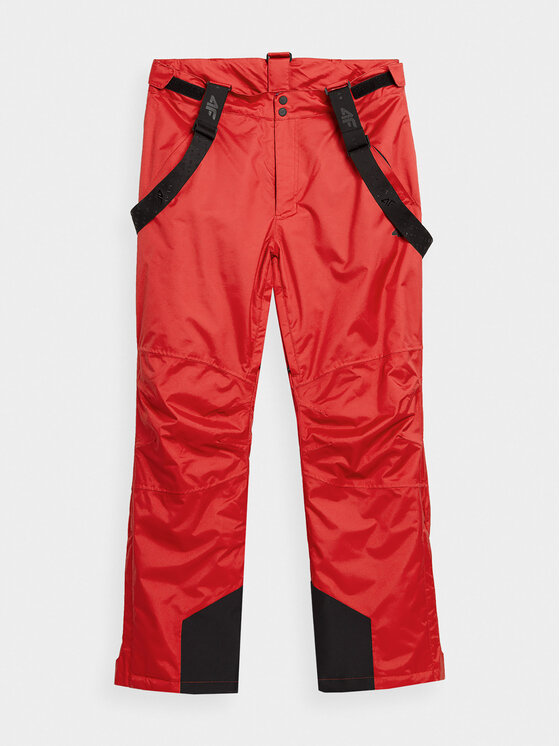 4F 4F Suusapüksid 4FAW23TFTRM402 Punane Regular Fit