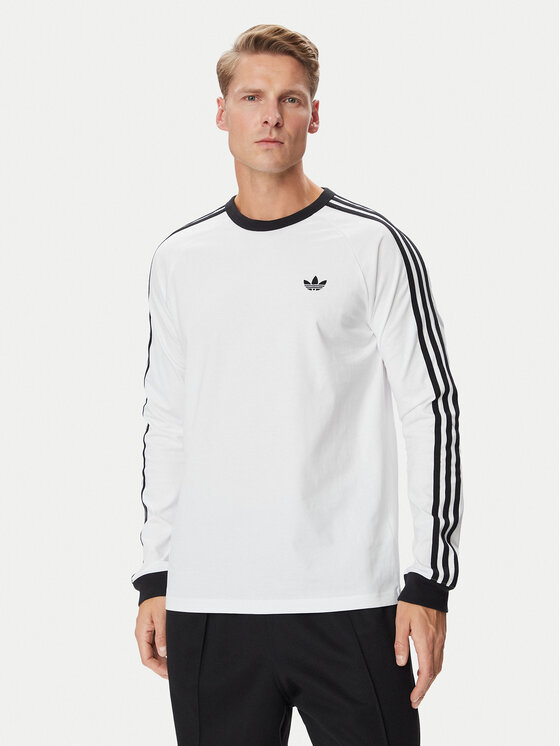 adidas adidas Longsleeve 3-Stripes Long-Sleeve KE3545 Biały Regular Fit