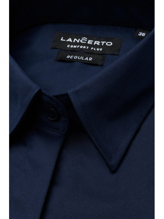 Lancerto Lancerto Koszula Dionisia Regular Granatowa KO073126000016 Granatowy Regular Fit