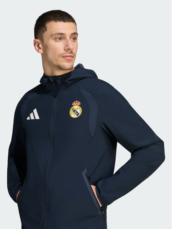 adidas adidas Wiatrówka 171597 Niebieski jasny Slim Fit