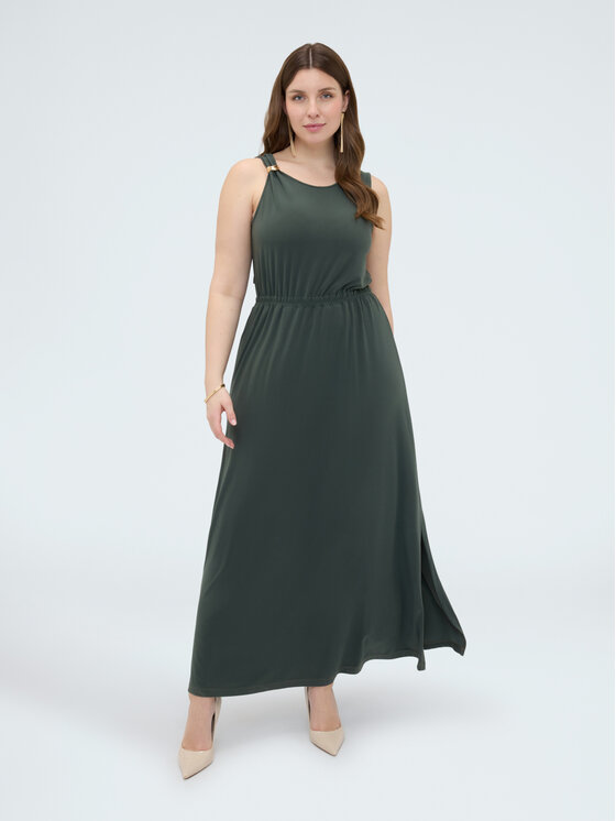 Fiorella Rubino Fiorella Rubino Sukienka wieczorowa 7017L001189N035 Zielony A-Line Fit