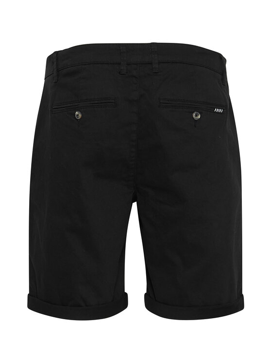 Solid Solid Šortky z materiálu 21200395 Černá Regular Fit
