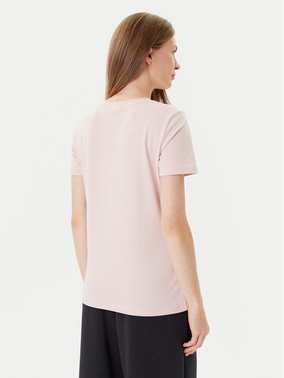 Guess Guess T-Shirt V5YI12 J1314 Różowy Regular Fit
