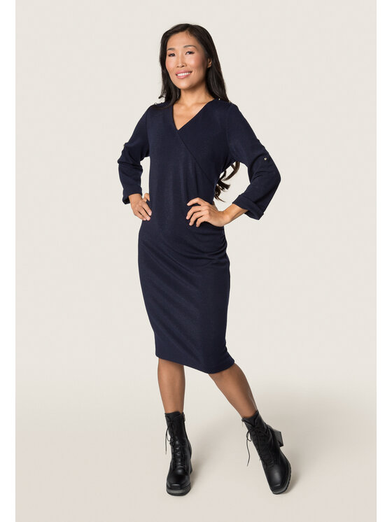 QUIOSQUE QUIOSQUE Každodenné šaty 4TP007 Tmavomodrá Regular Fit