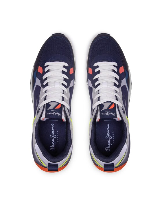 Pepe Jeans Pepe Jeans Sneakersy Britt Pro Man Tech PMS30832 Tmavomodrá