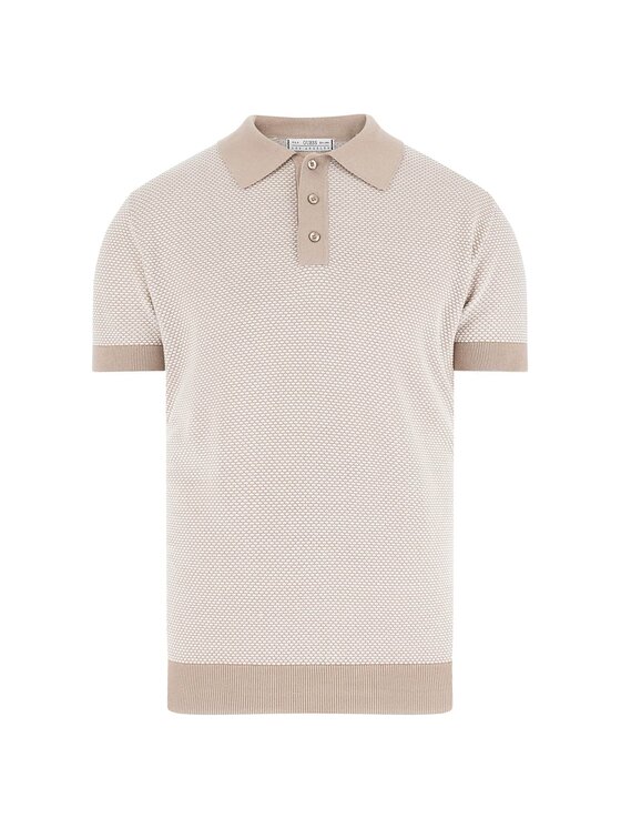 Guess Guess Sweter 181261 Beżowy Classic Fit