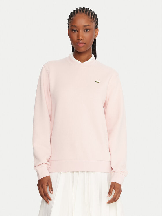 Lacoste Lacoste Суитшърт SF5245 Розов Relaxed Fit