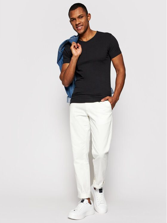 Tommy Hilfiger Tommy Hilfiger Комплект 3 тишърти 2S87903767 Черен Regular Fit