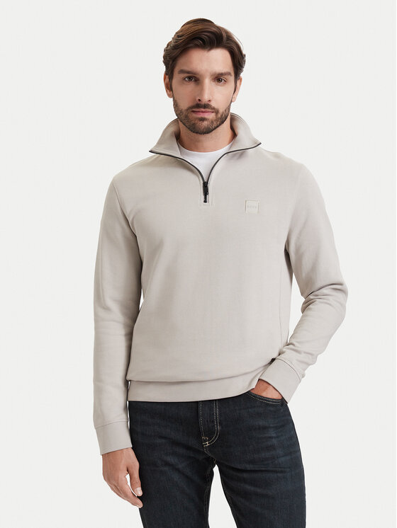 BOSS BOSS Džemperis Zetrust 50468926 Šviesiai smėlinė Regular Fit