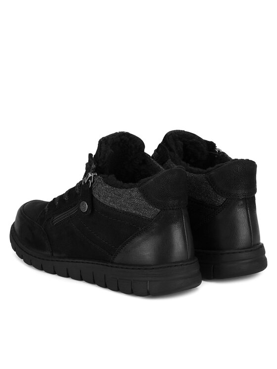 Go Soft Go Soft Botine WI23-GHANA-07 Negru
