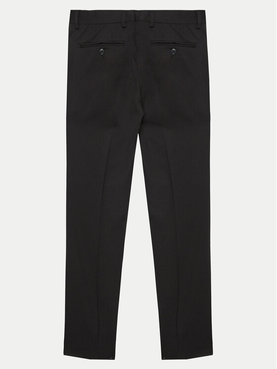 Jack&Jones Junior Jack&Jones Junior Штани з тканини Solar 12203547 Чорний Slim Fit
