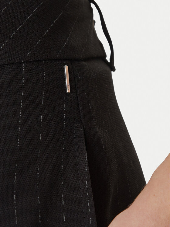 BOSS BOSS Pantaloni din material Tiana4 50554101 Negru Relaxed Fit